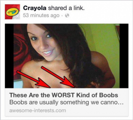 crayola identitätsdiebstahl facebook